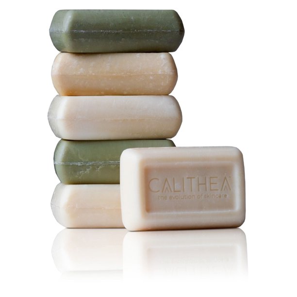 CALITHEA 3- Pack 100% Pure Natural, Organic Olive Oil Soap with Honey