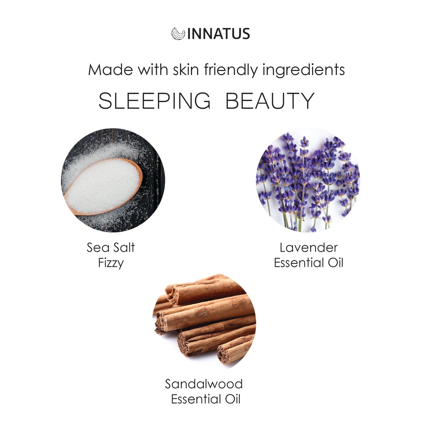 Sea Salt Fizzy deconstructed Sleeping Beauty Bath Bomb