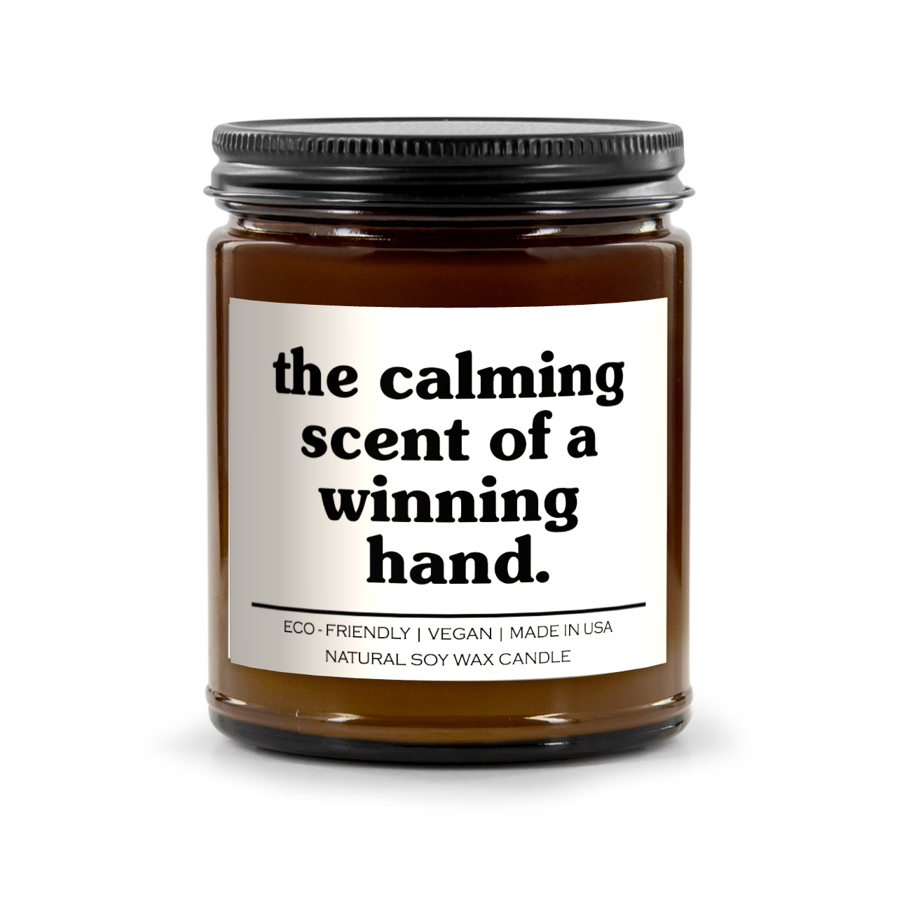 The Calming Scent Of A Winning Hand Candle