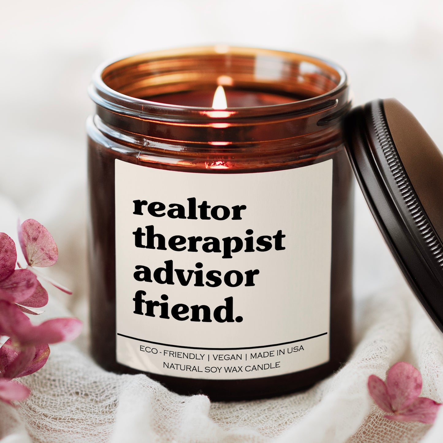 Realtor Therapist Advisor Friend Candle