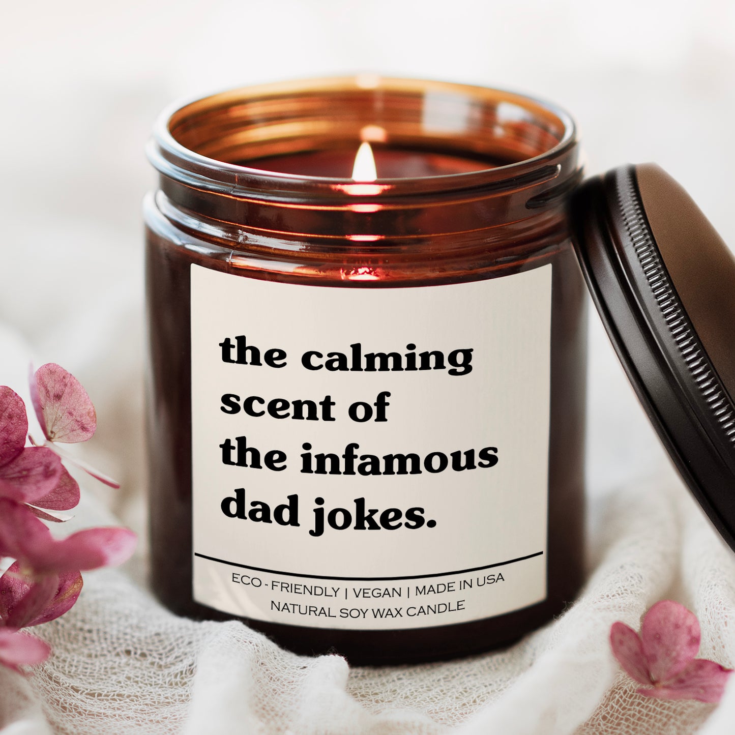 The Calming Scent Of The Infamous Dad Jokes Candle